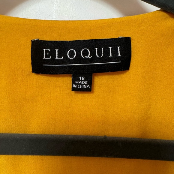 Eloquii Tie Bodice Romper With Flutter Sleeves Romper Size 18 - Picture 4 of 4